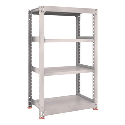 トラスコ TRUSCO スチールラック M3型 W900×D571×H1500 4段 単体 ネオグレー M3-5364 506-4945 (商品コード：171237)