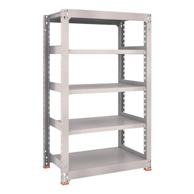 トラスコ TRUSCO スチールラック M3型 W900×D571×H1500 5段 単体 ネオグレー M3-5365 506-4961 (商品コード：171239)