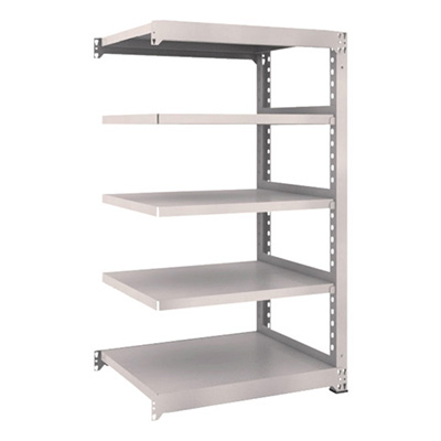 トラスコ TRUSCO スチールラック M3型 W900×D721×H1500 5段 連結 ネオグレー M3-5375B 508-9620 (商品コード：171246)