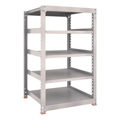 トラスコ TRUSCO スチールラック M3型 W900×D921×H1500 5段 単体 ネオグレー M3-5395 506-5046 (商品コード：171251)