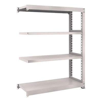 トラスコ TRUSCO スチールラック M3型 W1200×D471×H1500 4段 連結 ネオグレー M3-5454B 508-9531 (商品コード：171262)