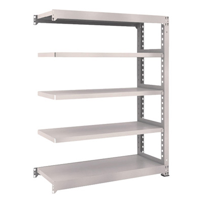 トラスコ TRUSCO スチールラック M3型 W1200×D471×H1500 5段 連結 ネオグレー M3-5455B 508-9557 (商品コード：171264)