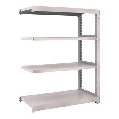 トラスコ TRUSCO スチールラック M3型 W1200×D571×H1500 4段 連結 ネオグレー M3-5464B 508-9573 (商品コード：171268)