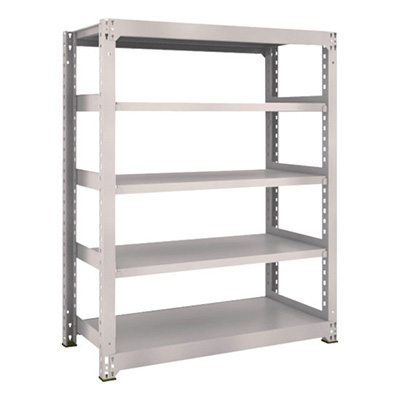 トラスコ TRUSCO スチールラック M3型 W1200×D571×H1500 5段 単体 ネオグレー M3-5465 505-9241 (商品コード：171269)