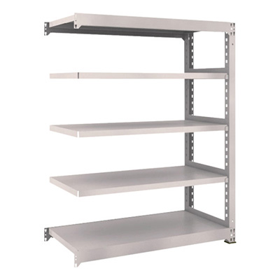 トラスコ TRUSCO スチールラック M3型 W1200×D571×H1500 5段 連結 ネオグレー M3-5465B 508-9590 (商品コード：171270)