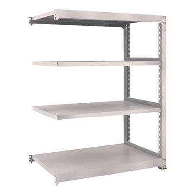 トラスコ TRUSCO スチールラック M3型 W1200×D721×H1500 4段 連結 ネオグレー M3-5474B 508-9611 (商品コード：171274)