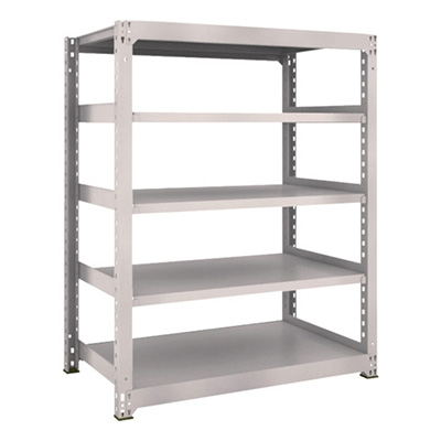 トラスコ TRUSCO スチールラック M3型 W1200×D721×H1500 5段 単体 ネオグレー M3-5475 505-9283 (商品コード：171275)