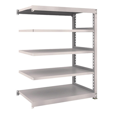 トラスコ TRUSCO スチールラック M3型 W1200×D721×H1500 5段 連結 ネオグレー M3-5475B 508-9638 (商品コード：171276)