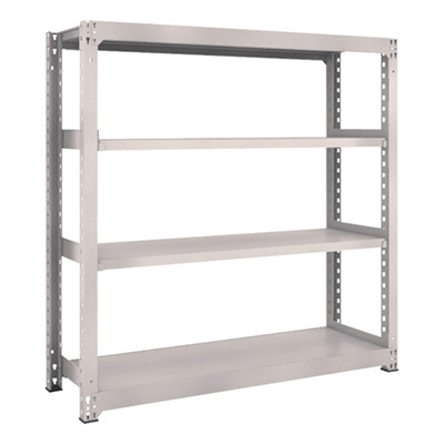 トラスコ TRUSCO スチールラック M3型 W1500×D471×H1500 4段 単体 ネオグレー M3-5554 506-5062 (商品コード：171291)