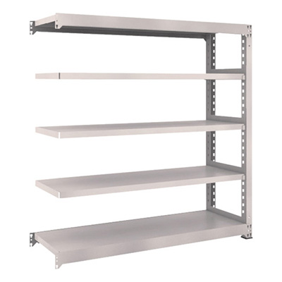 トラスコ TRUSCO スチールラック M3型 W1500×D471×H1500 5段 連結 ネオグレー M3-5555B 508-9701 (商品コード：171294)