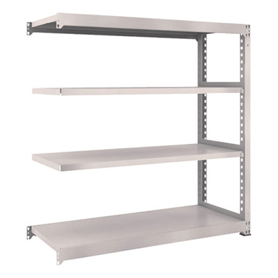 トラスコ TRUSCO スチールラック M3型 W1500×D571×H1500 4段 連結 ネオグレー M3-5564B 508-9727 (商品コード：171298)