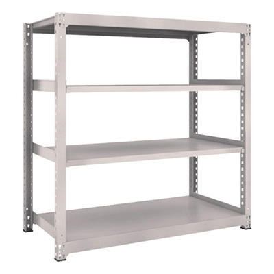 トラスコ TRUSCO スチールラック M3型 W1500×D721×H1500 4段 単体 ネオグレー M3-5574 506-5143 (商品コード：171303)
