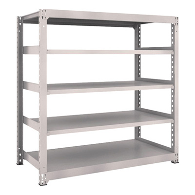 トラスコ TRUSCO スチールラック M3型 W1500×D721×H1500 5段 単体 ネオグレー M3-5575 506-5160 (商品コード：171305)