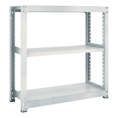 トラスコ TRUSCO スチールラック M3型中量棚 1500×921×H1500 3段 単体 ネオグレー M3-5593 780-1696 (商品コード：171307)