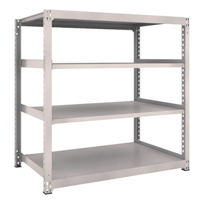 トラスコ TRUSCO スチールラック M3型 W1500×D921×H1500 4段 単体 ネオグレー M3-5594 506-5186 (商品コード：171309)