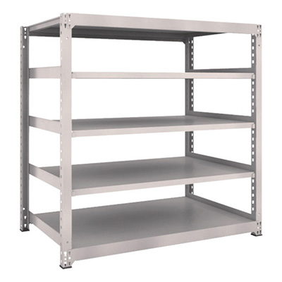 トラスコ TRUSCO スチールラック M3型 W1500×D921×H1500 5段 単体 ネオグレー M3-5595 506-5208 (商品コード：171311)