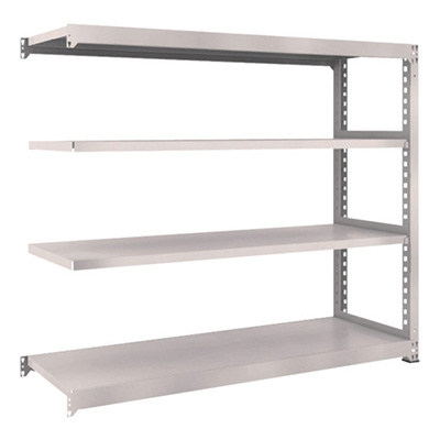 トラスコ TRUSCO スチールラック M3型 W1800×D571×H1500 4段 連結 ネオグレー M3-5664B 508-9735 (商品コード：171328)