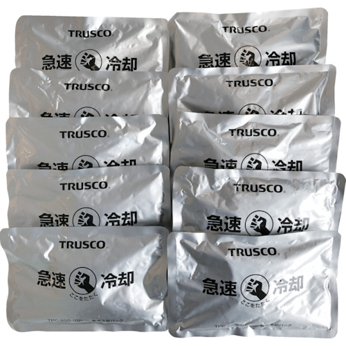 トラスコ TRUSCO 急速冷却パック 10個まとめ買い 200g TPC-200-10P 356-5067