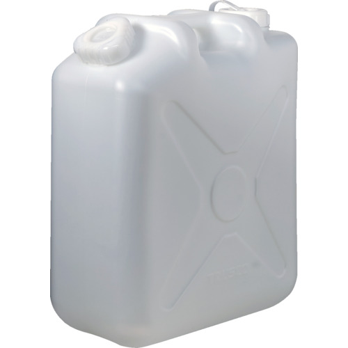 トラスコ TRUSCO おにぎりキャップポリタンク（扁平缶） ノズル無 20L T0207-U 559-8284 (商品コード：172839)