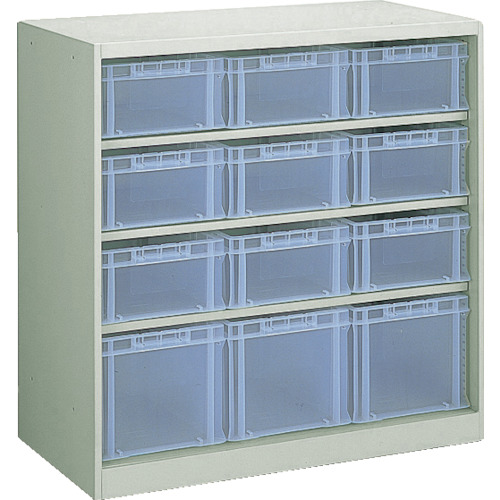 トラスコ TRUSCO コンテナラックケース バンラックケース CF型 F-2TMX9個F-3TMX3個付 303CF-B9C3TM 423-9482 (商品コード：172996)