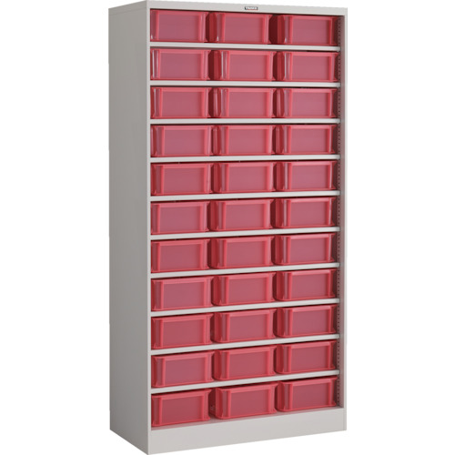 トラスコ TRUSCO コンテナラックケース バンラックケース CF型 TSK-910RX33個付 610CF-SK33R 823-0651 (商品コード：173075)