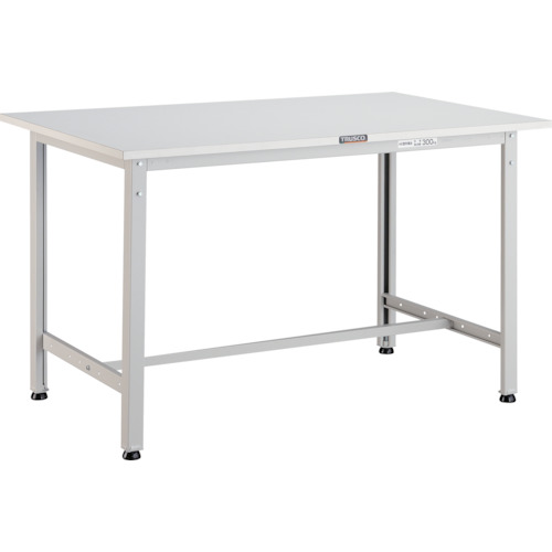 トラスコ TRUSCO 軽荷重作業台（300kg）AE型 1200X600XH740 基本タイプ ホワイト色 AE-1260 W 466-6950