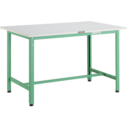 トラスコ TRUSCO 軽荷重作業台（300kg）AE型 1200X600XH740 基本タイプ ヤンググリーン色 AE-1260 YG 466-6968