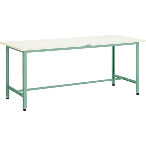 トラスコ TRUSCO 軽荷重作業台（300kg）AE型 1800X600XH740 基本タイプ グリーン色 AE-1860 238-5651