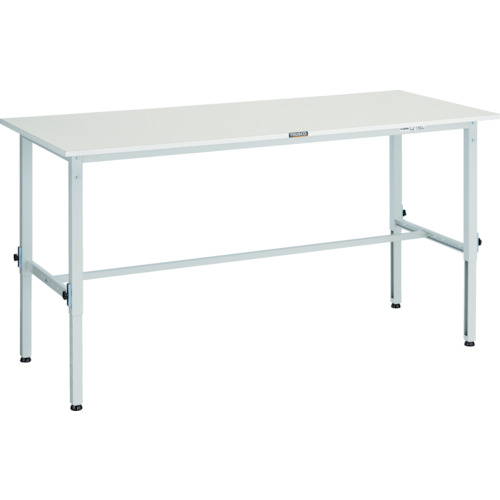 トラスコTRUSCO 軽荷重作業台高さ調節式（150kg）AEM型 1500X600XH650～950 基本タイプ ホワイト AEM-1560 466-7565