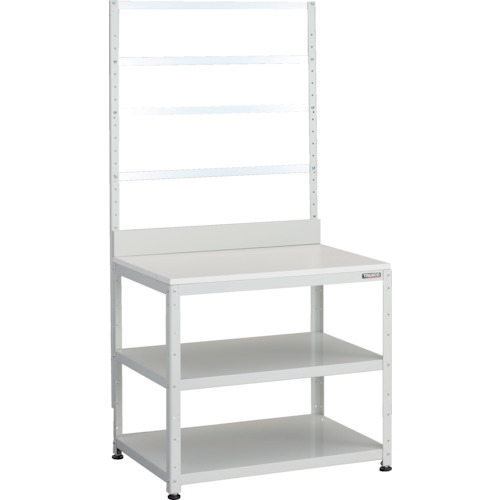 トラスコ TRUSCO スーパーラックデスク型フリーバー式 アジャスター付 BDD-993B4TNW 269-7217 (商品コード：173500)