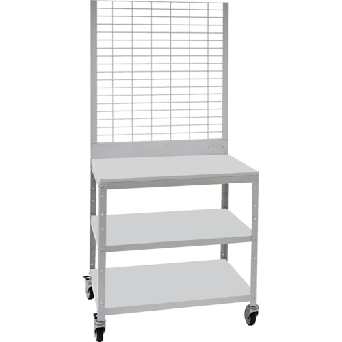 トラスコ TRUSCO スーパーラックデスク型メッシュパネル式 ウレタン車輪付 BDD-993L1TNUW 269-7220 (商品コード：173503)