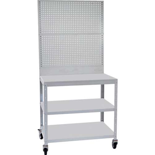 トラスコ TRUSCO スーパーラックデスク型Pパネル付 コンセント付 ウレタン車輪付 BDD-993PTNCUW 266-4783 (商品コード：173505)