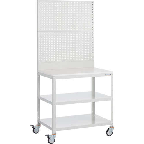 トラスコ TRUSCO スーパーラックデスク型Pパネル付 ウレタン車輪付 BDD-993PTNU-W 257-3354 (商品コード：173507)