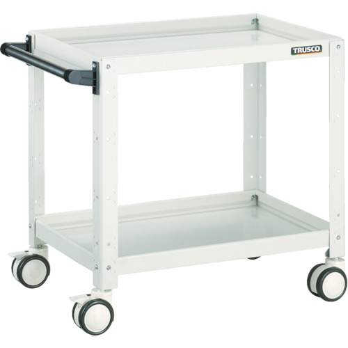 トラスコ TRUSCO ツールワゴン バーディワゴン 600×400×H600 ウレタン双輪 ホワイト BDW-662D-W 450-1331 (商品コード：173509)