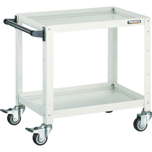 トラスコ TRUSCO ツールワゴン バーディワゴン 600X400XH600 ウレタン車輪 ホワイト BDW-662U-W 450-1349 (商品コード：173511)