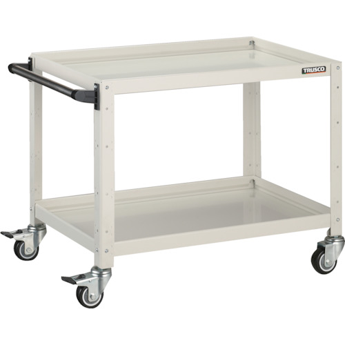 トラスコ TRUSCO ツールワゴン バーディワゴン 750X500XH600 ウレタン車輪 ホワイト BDW-672U-W 450-1373 (商品コード：173529)