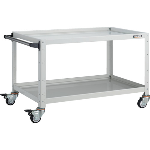 トラスコ TRUSCO ツールワゴン バーディワゴン 900X600XH600 ウレタン車輪 ホワイト BDW-692U-W 818-3755 (商品コード：173547)