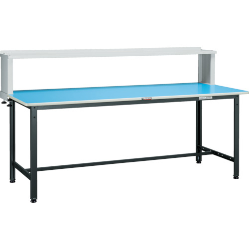 トラスコ TRUSCO 軽荷重作業台（250kg）BE型 1200X600XH1044（全高） 上棚付 ホワイト色 BE-1260YURBW 856-3815