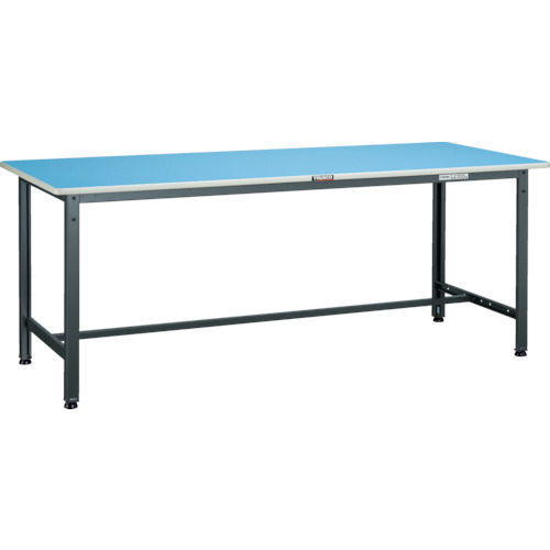 トラスコ TRUSCO 軽荷重作業台（250kg）BE型 1500X600XH740 基本タイプ ダークグレー色 BE-1560 454-3688