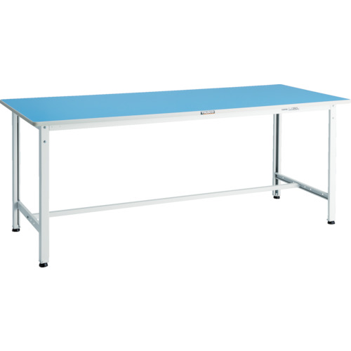 トラスコ TRUSCO 軽荷重作業台（250kg）BE型 1500X600XH740 基本タイプ ホワイト色 BE-1560W 856-3821