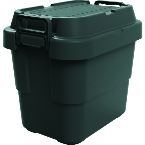 トラスコ TRUSCO トランクカーゴ フラット天板仕様 20L 黒 BLKCF-20 207-3988 (商品コード：173902)