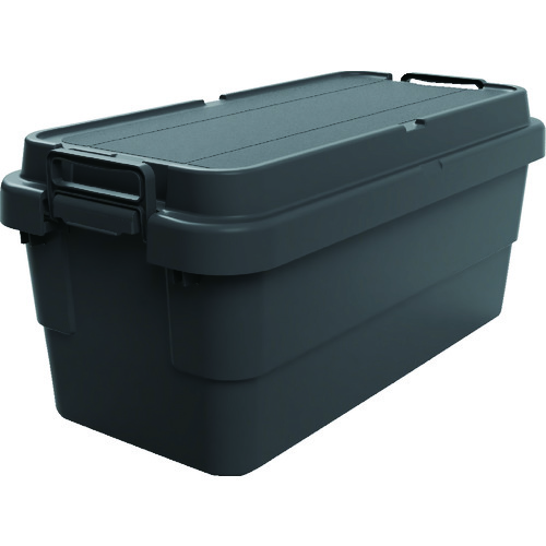 トラスコ TRUSCO トランクカーゴ フラット天板仕様 70L 黒 BLKCF-70 207-3991 (商品コード：173905)