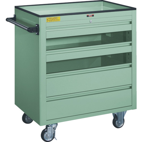 トラスコ TRUSCO BM2型キャビネットワゴン 750X500XH880 浅2深2 BM2-S2L2 501-4476