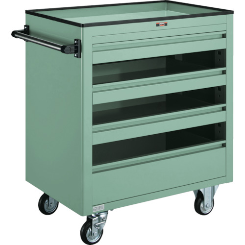 トラスコ TRUSCO BM2型キャビネットワゴン 750X500XH880 浅3深1 BM2-S3L1 501-4468
