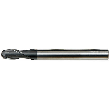 トラスコ TRUSCO 超硬ボールエンドミル（2枚刃）8 AC40-TBE2R8 391-7710