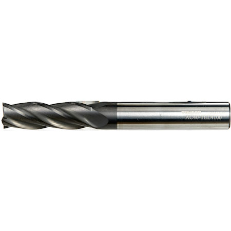 トラスコ TRUSCO 超硬スクエアエンドミル（4枚刃・3D・ギャッシュランド付）16.0 AC40-TEL4160 391-1475