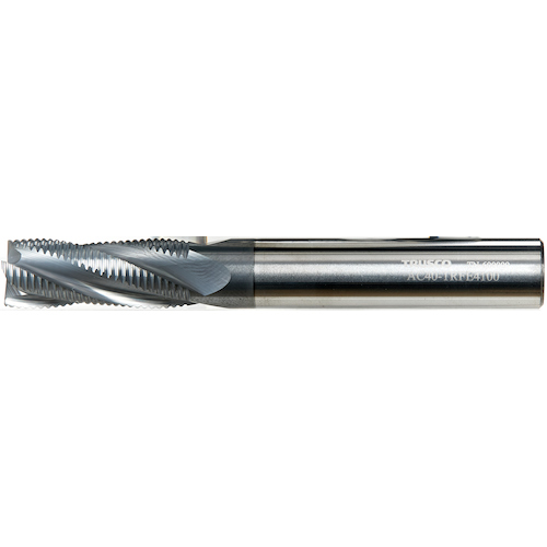 トラスコ TRUSCO 一般鋼粗加工用ラフィングエンドミル（ねじれ角25°）9.0 AC40-TRFE4090 392-4096