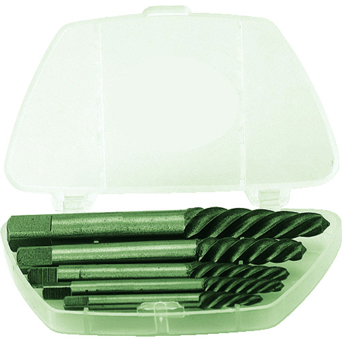 トラスコ TRUSCO エキストラクターセット ラセン型 5本組 プラケース入 EXS-1815 231-9306 (商品コード：191554)