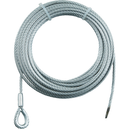 トラスコ TRUSCO 手動ウインチ用SUSワイヤーΦ8×20M用（シンブル入りロック） SUSWWS8-20 767-3451