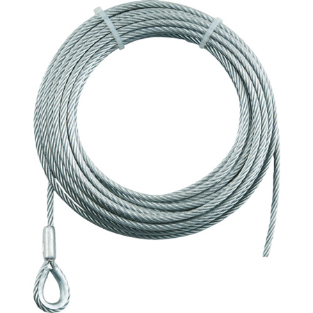 トラスコ TRUSCO 手動ウインチ用ワイヤーΦ9×30M用（シンブル入りロック加工） WWS9-30 767-3698